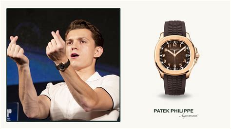 patek philippe aquanaut tom holland|Tom Holland’s watch collection is worthy of superhero status.